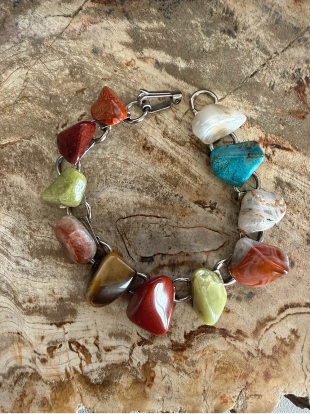 Vintage Natural Stone Bracelet